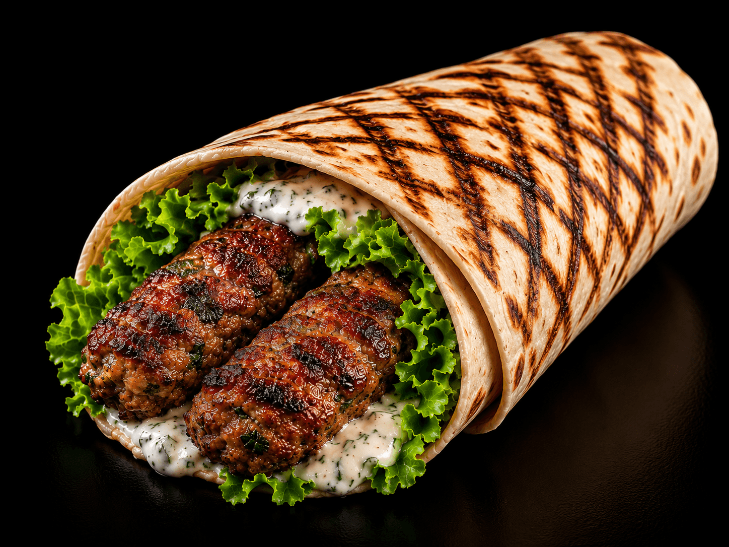 Lamb Kebab Wrap